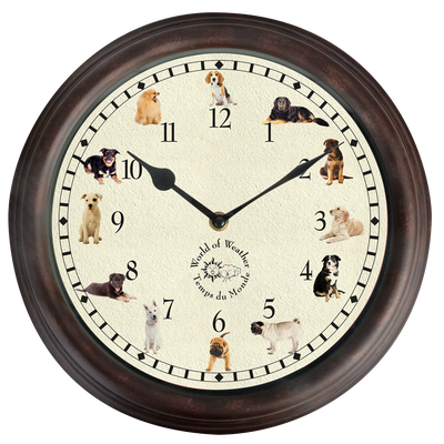 Reloj Sonido Perros